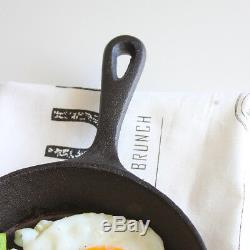 Large 26CM Cast Iron Griddle Pan Pre-seasoned Non Stick Round Skillet Frying Pan
