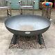 Large Garden Fire Pit Outdoor Patio Camping Cast Iron Bowl Log Burner Heater New