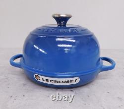 Le Creuset Signature Cast Iron 1.75 Quart Bread Oven, Marseille Blue New