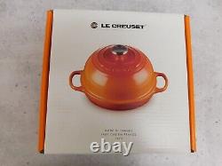 Le Creuset Signature Cast Iron 1.75 Quart Bread Oven, Marseille Blue New