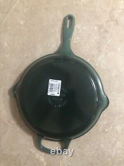 Le Creuset Signature Cast Iron 10.25 Inch Round Skillet Artichaut NEW