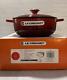 Le Creuset Signature Cast Iron 3.5 Quart Sauteuse Oven, Cerise Red NEW