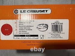 Le Creuset Signature Cast Iron 3.5 Quart Sauteuse Oven, Cerise Red NEW