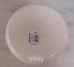 Le Creuset Signature Cast Iron 5.25 Quart Deep Oven, Blanc Shiny White NEW