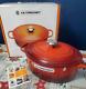 Le Creuset Signature Cast Iron 5-Quart Oval Dutch Oven, Cerise Red NEW