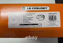 Le Creuset Signature Enameled Cast Iron Sauteuse Pan, 3.5 qt, Matte White, NIB