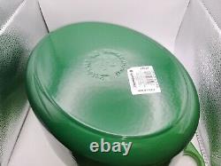 Le Creuset Signature Enamelled Cast Iron Oval Casserole Dish Green With Lid 29cm