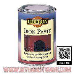 Liberon Iron Paste (black Lead) Graphite Cast & Wrought Iron Metal Reviver