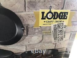 Lodge Pre-Seasoned Cast Iron 5 Piece Set, Black