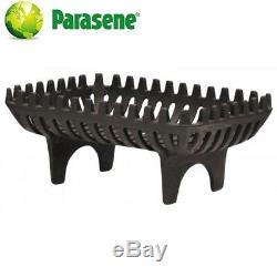 Log Basket Fire Grate Cast Iron Coal Wood Holder Heavy Duty New By PARASENE