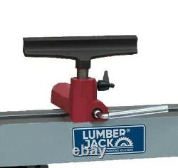 Lumberjack Mini Lathe 5 Speed For Wood Turning Heavy Duty Cast-iron Bed 230V