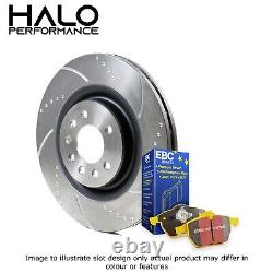 MK2 Focus ST225 Rear Halo Grooved Brake Discs and EBC Yellowstuff Pads