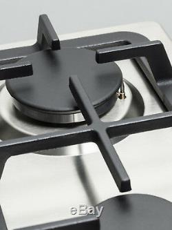 MyAppliances REF28928 70cm Stainless Steel Gas Hob with Cast Iron Pan Stands