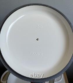 NEW Le Creuset Signature Enameled Cast Iron Braiser Lid 3.5qt Matte White No Box