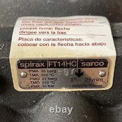 NEW NO BOX- Spirax Sarco FT14HC Series 1 Cast Iron Float & Thermostatic Trap
