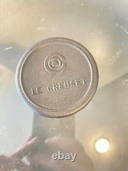 NEW in Box Vintage Le Creuset Wok #36 Retro Blue Cast Iron withGlass Lid 4.75qt