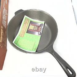 NOB Wagners 1891 Black Cast Iron Chicken Fryer Skillet 10 1/4 In With Glass Lid