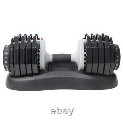 NOMAD Fitness 2 x 25kg Adjustable Dumbbells Selectabell (Pair) 10-in-1 Weight