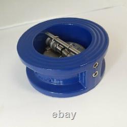 New PRM 8 Inch Dual Plate Cast Iron Wafer Style Check Valve Viton Seat