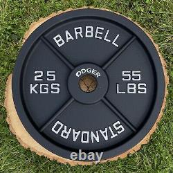 Odger full 150kg cast iron weight plate set