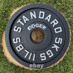 Odger full 150kg cast iron weight plate set