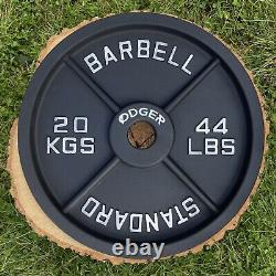 Odger full 150kg cast iron weight plate set