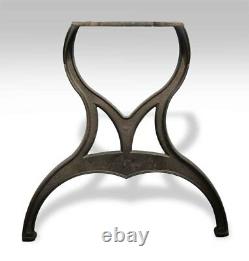 Pair of Brooklyn NY Industrial Cast Iron Table Legs