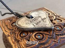 Personalized Gift Iron 6th Anniversary Heart