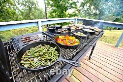 Pre Seasoned Cast Iron Indoor and Outdoor Use. Induction Oven, Gril