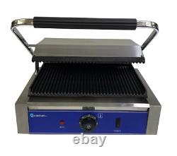 Quantum CE Clamp Grill Double Sided Panini Press Single Contact Grill LCGR