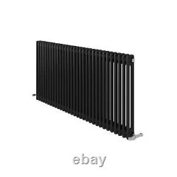 Radiator Vertical Horizontal Cast Iron Style Traditional Grey Two Column Rad UK