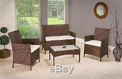 Rattan Garden Furniture Set Chairs Sofa Table Outdoor Patio Conservatory Wicker