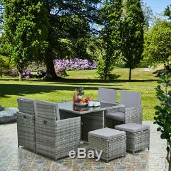 Rattan Garden Furniture Set Chairs Sofa Table Outdoor Patio Wicker