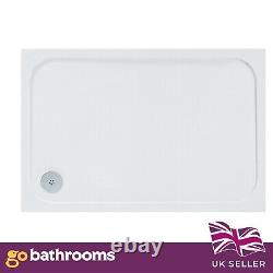 Rectangular Low Profile Shower Tray Stone Resin Acrylic Capped- 1200x800mm