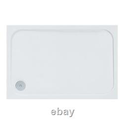 Rectangular Low Profile Shower Tray Stone Resin Acrylic Capped- 1200x800mm