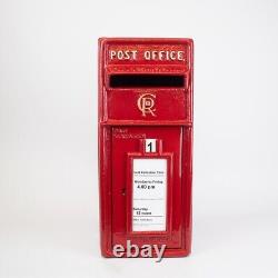 Red Cast Iron Post Box CR