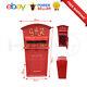 Rolson GR Post Box Cast Iron Postal Box Red British Mailbox LARGE Floor Mounting