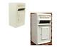 Rolson Wall Mounting Cast Iron Post Box Postal Box Cream British Mailbox