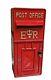 Royal Mail Post Box ER II Pillar Box Red Cast Iron Post Office Letter Box