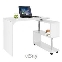 S-Shaped Corner Table Compact Laptop HomeOffice Study Computer Corner Desk