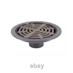 Saint Gobain Vertical 110mm Cast Iron Grate Flat Roof Gulley Outlet Drain