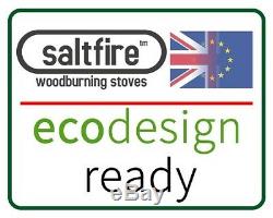 Saltfire ST2 5kW DEFRA Eco Design Wood Burning Stove Clean Burn High Efficiency