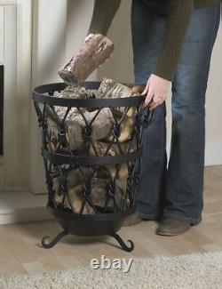 Sherwood Iron Log Basket