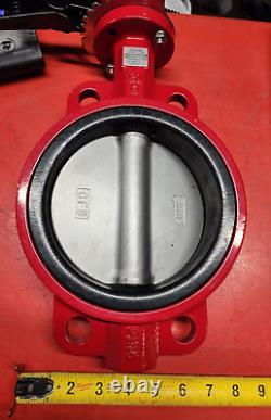 Soval 845-060LO 6 Cast Iron Wafer Style Butterfly Valve Lever Operated SS Disc