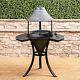 St Lucia Cast Iron Chiminea with Barbecue Grill