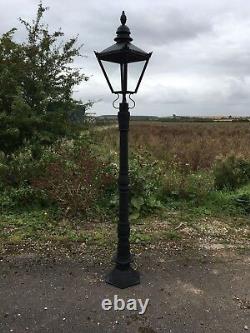 Street light Cast Iron Lamp Post & Lantern 262 cm Garden Lamp Black Lantern