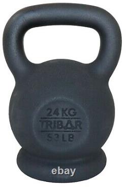TRIBAR KETTLEBELLS. 5/8/12/16/20/24kg sizes. Premium cast iron. IN STOCK