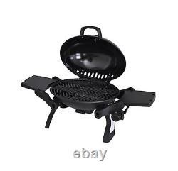 Table Top BBQ with Cast Iron Plate Portable Outdoor Garden Barbecue Camping