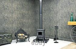 The York -100% Cast Iron Wood Stove Controllable Air Vents-Home Delivery