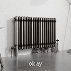 Traditional 2 3 4 Column Raw Metal Radiator Horizontal Vertical Cast Iron Style